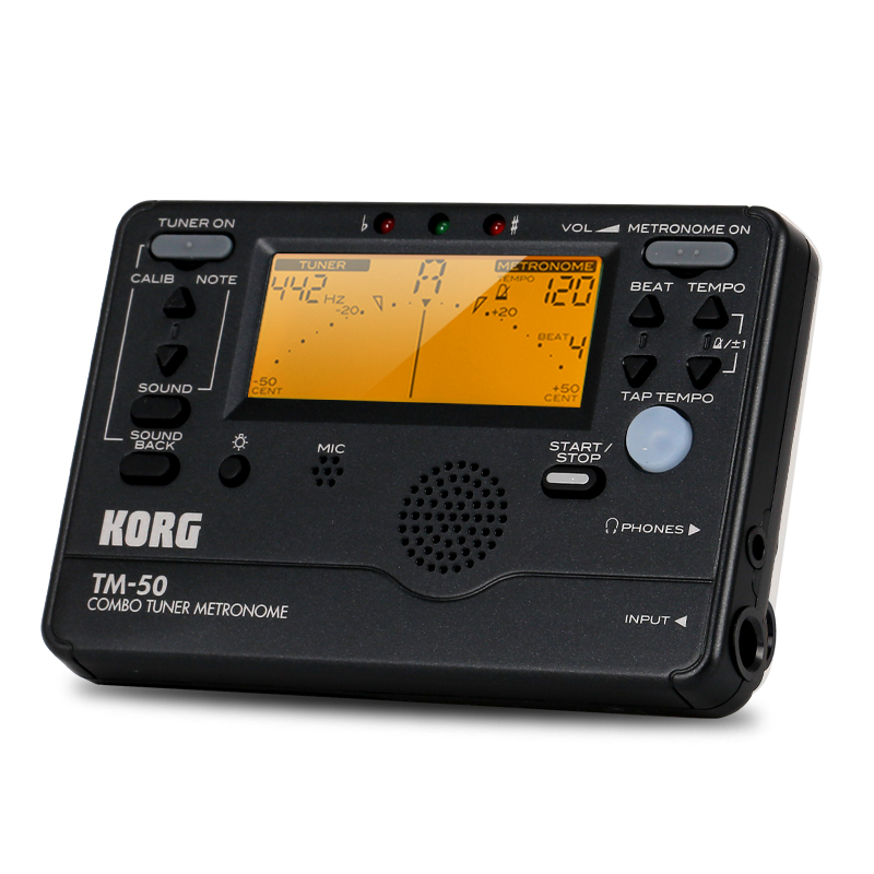 KORG调音器古筝校音器二胡调音CA50TM50吉他TM60长笛ca40管乐长笛