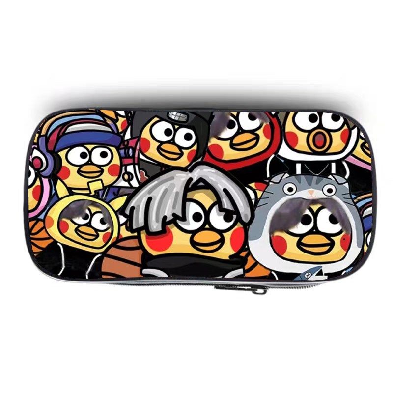 蒙娜丽坤的微笑ikun爱坤鸡你太美蔡徐坤儿童笔袋中小男学生文具盒