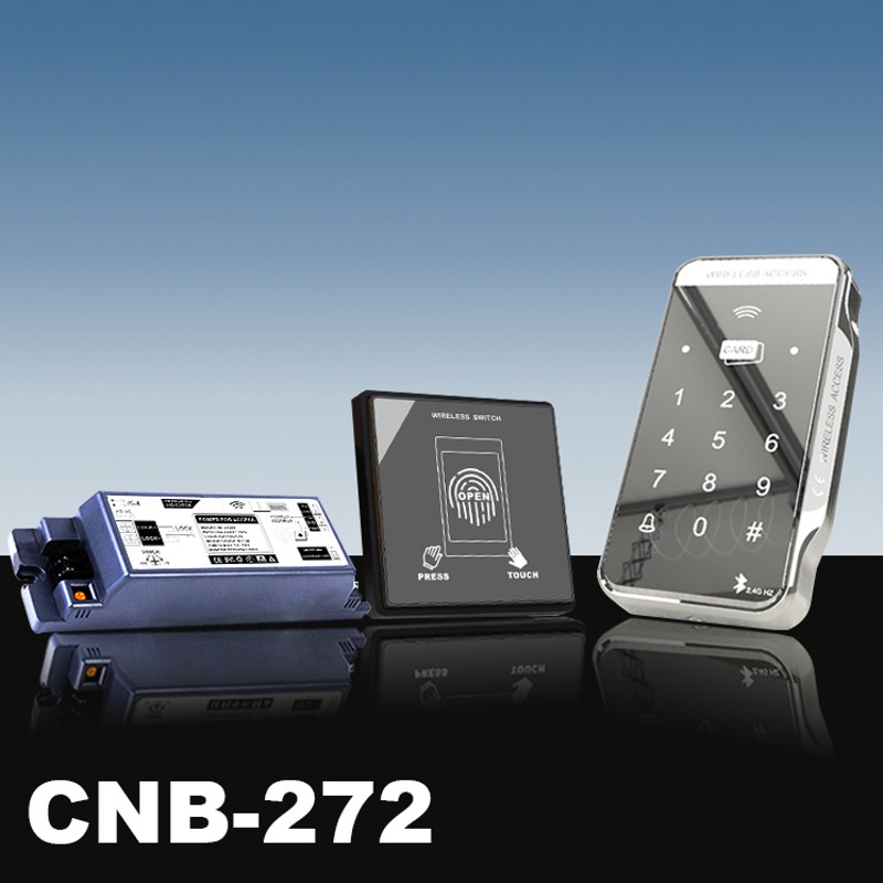 CNB免布线无线门禁机门禁系统套装考勤刷卡密码玻璃门一体机M-272