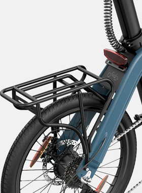 飞道Fiido D单车 后货架 铝合金 哑黑