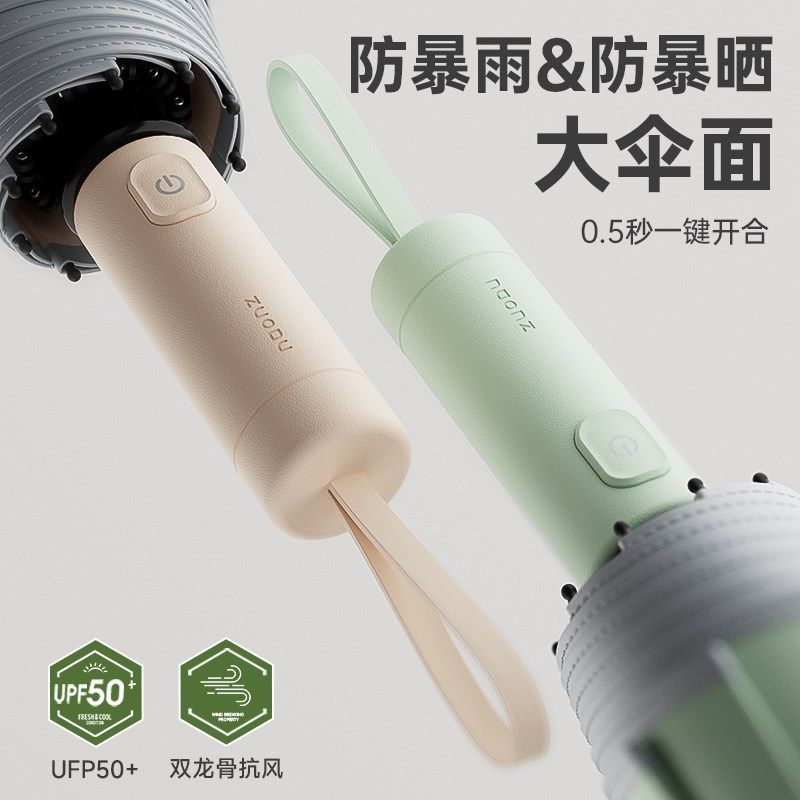 左都全自动雨伞晴雨两用加大加厚加固防风男女超大号便携折叠抗风,居家日用,伞,淘宝优惠券,粉丝福利购,淘宝优惠卷