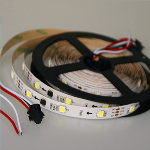 W2单色全彩通电LED跑马流水完常亮白光线条灯带暖白光