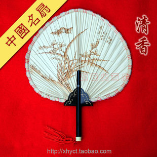 江门特产新会葵艺火画扇蒲葵扇工艺品特色礼品芭蕉扇 香图