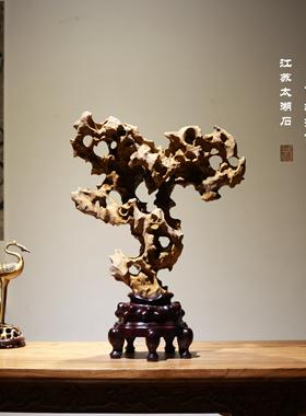 太湖石天然原石会所厅堂大小型摆件传统中式造型装饰观赏石灵璧石