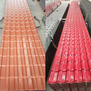 合成树脂瓦仿古瓦房顶防水隔热滴水檐琉璃瓦工厂别野塑胶料盖帽瓦