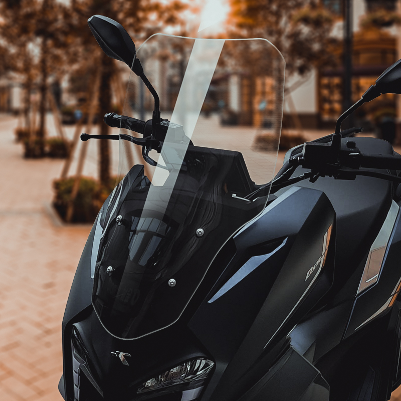 天飞仕台荣 荣1改装挡风玻璃前风挡护胸高清挡雨板