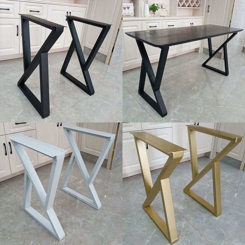 铁艺梳妆台桌脚餐边柜茶几书桌金属桌腿支架餐桌脚架吧台腿支撑腿