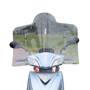 电动车挡风板前挡雨挡风罩三轮车车摩车上挡风玻璃