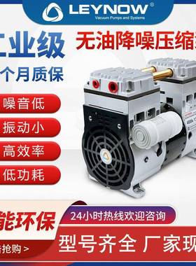 LP-2000C无油压缩机小型电动低音大流量气泵制氧机用空气正压泵