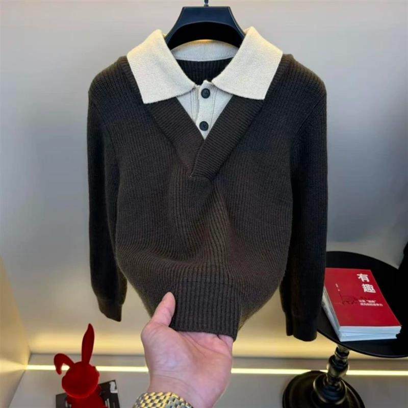 享奢名品男装高定冬季男士新款百搭衬衫针织衫时尚保暖毛衣针织衫,男装,针织衫/毛衣,淘宝优惠券,粉丝福利购,淘宝优惠卷