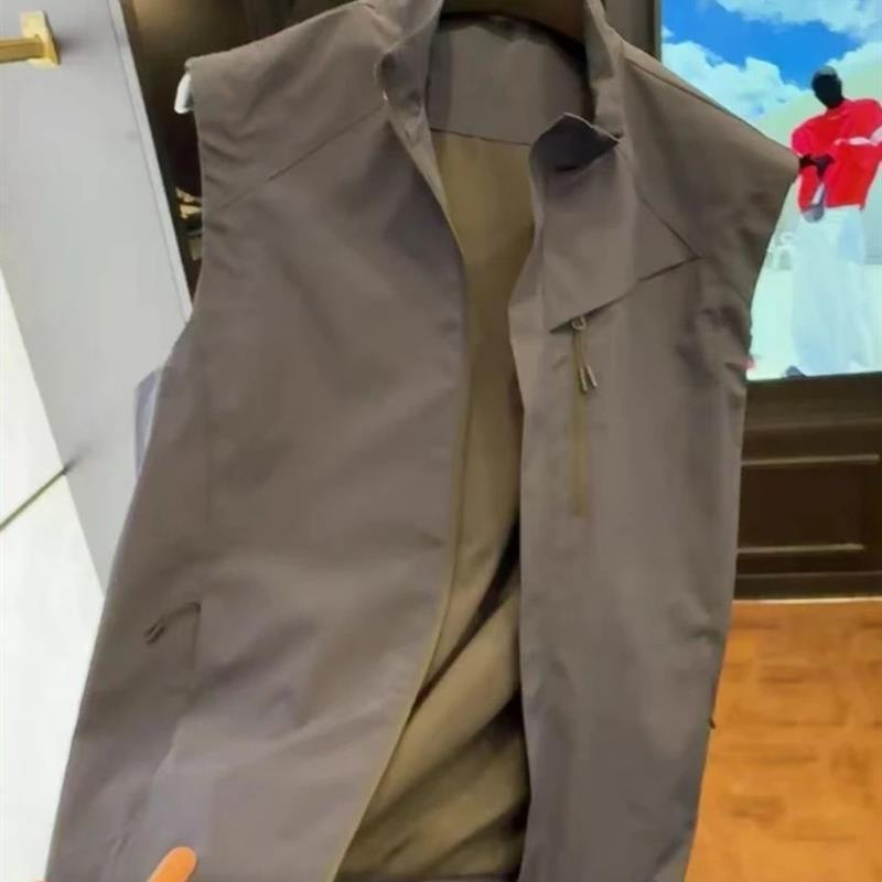 云枢优衣馆LMVQ25t春秋男士立领D透气免烫纯色马m甲常规款型薄款