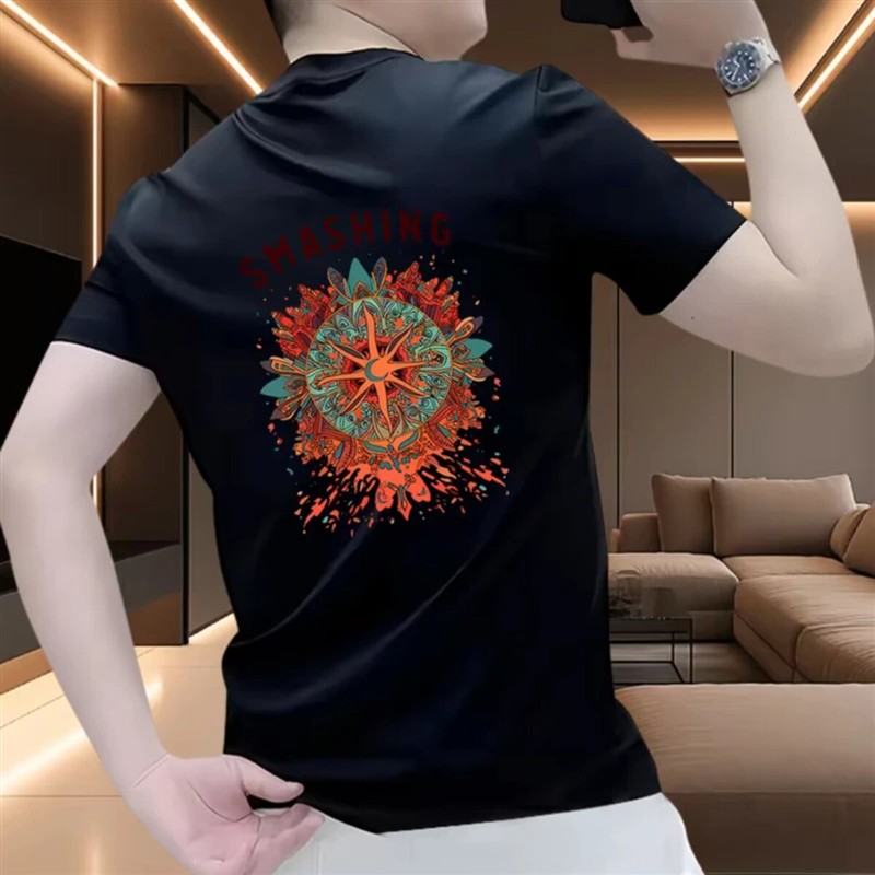 晟龙优品店2 260克重磅100%棉白色短袖T恤男女同款圆领上衣