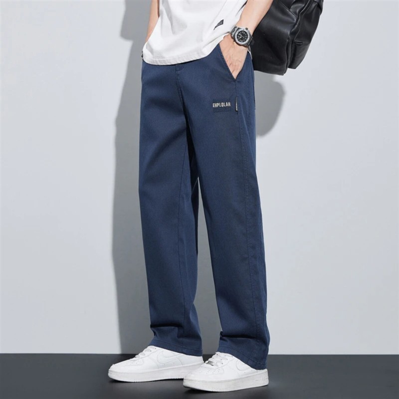 满满服装百货2男士夏季新款时尚休闲裤潮流宽松薄款直筒家居睡裤