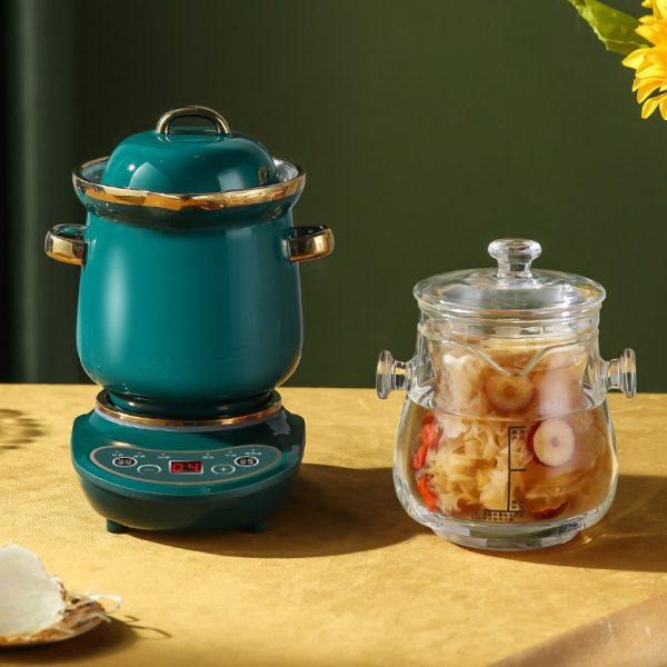 曼妥斯电炖杯花茶玻璃壶小陶瓷宝宝BB辅食炖锅全自动煲汤煮粥神器,厨房电器,电炖锅/煲汤锅/电炖盅,淘宝优惠券,粉丝福利购,淘宝优惠卷
