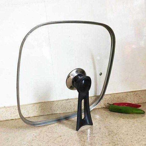 火锅盖玻璃盖四方电饼铛火锅方形玻璃钢化家用通用款透明煲盖配件,厨房/烹饪用具,锅盖,淘宝优惠券,粉丝福利购,淘宝优惠卷