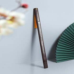 乌木戒尺定制刻字弟子规朱子家训家风戒尺红木国学檀木制摆件教棍