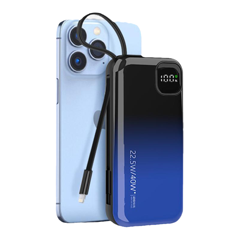 3C认证适用苹果15/16手机专用充电宝iPhone14promax大容量15pm自带线一体13pro快充15plus移