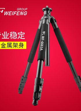 伟峰WF6663a支架单反三脚架专业摄影相机头模模特假发三角架便携