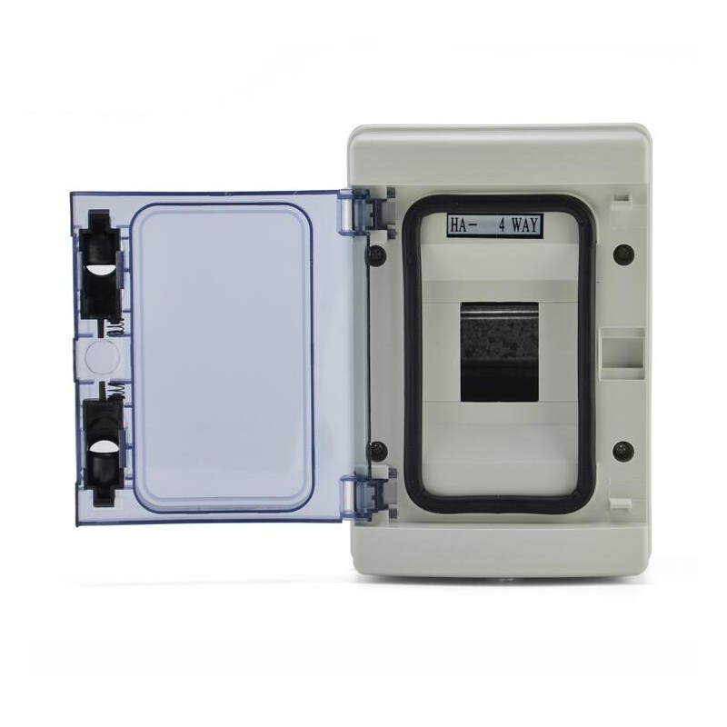 H-wy防水配电箱 P塑料室外空盒小型断路器盒明装防雨关盒