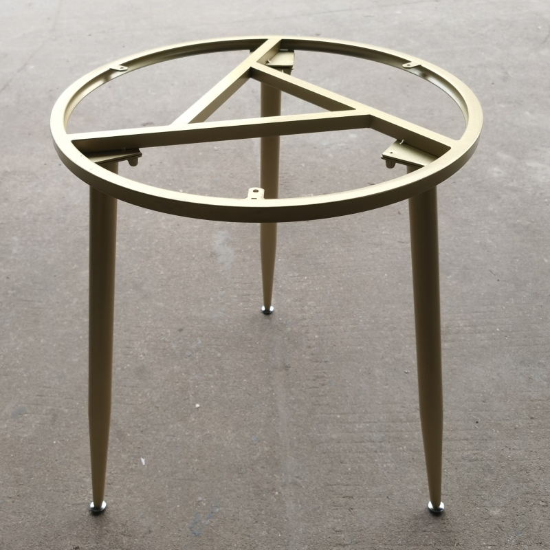 茶几架子茶桌阳台桌腿支架圆形沙发岩板边几桌架定制