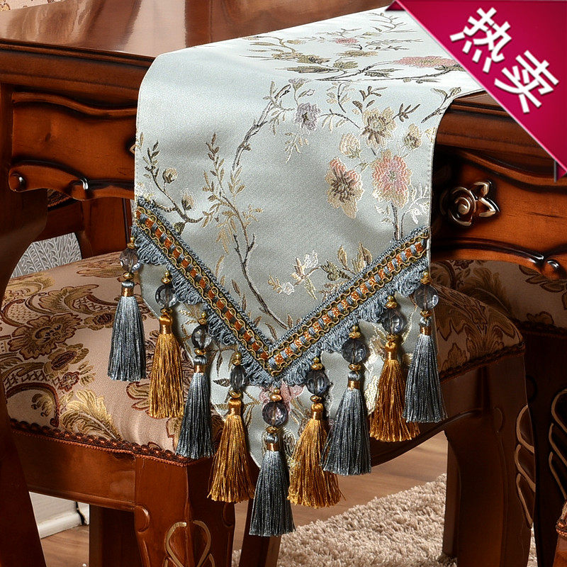 餐桌桌布桌旗欧式奢华端布艺装茶几旗桌旗电视柜盖布桌旗,居家布艺,桌旗,淘宝优惠券,粉丝福利购,淘宝优惠卷