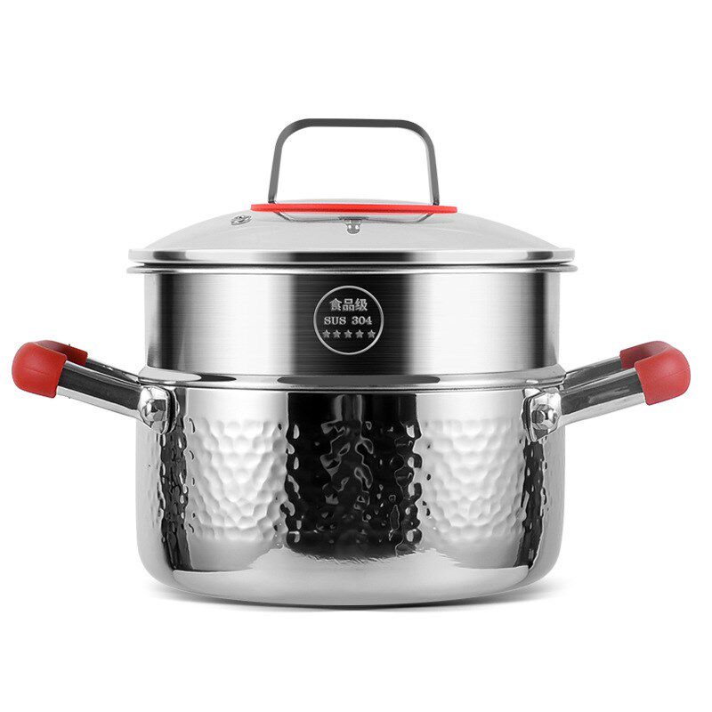 汤锅带涂层炖煮锅耳小火锅电磁炉