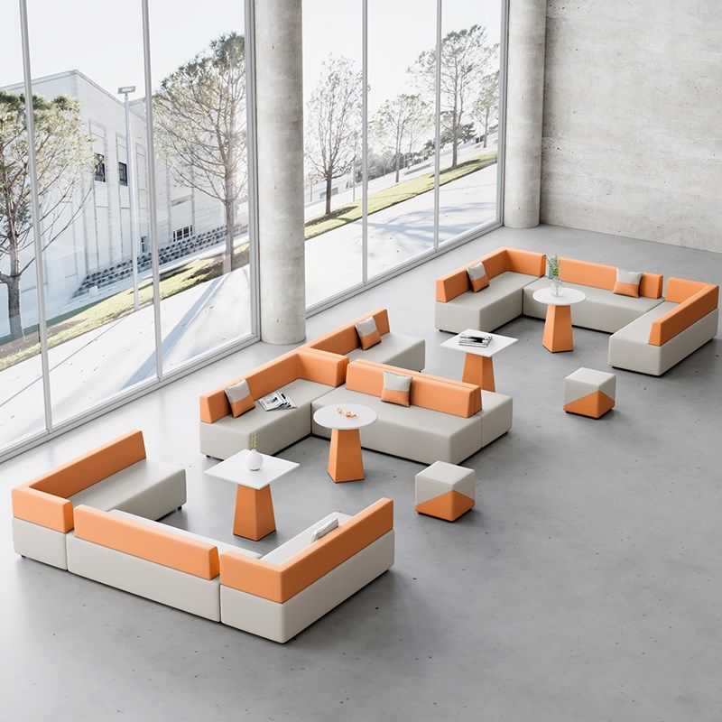 办公室创意商务前台接待培训构休闲休息等候区沙发茶几,商业/办公家具,沙发,淘宝优惠券,粉丝福利购,淘宝优惠卷