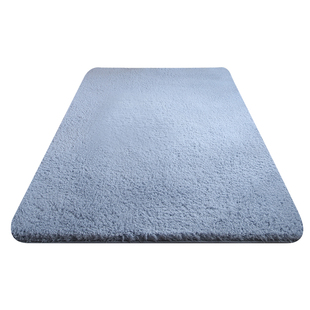 奶油风卧室床边地毯纯色加厚羊毛绒毯垫地女孩房间书桌地垫