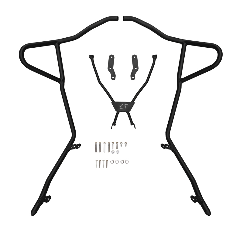 适用23款光阳CT250护杠防摔保险杠后靠背排气筒杠后货架改装配件