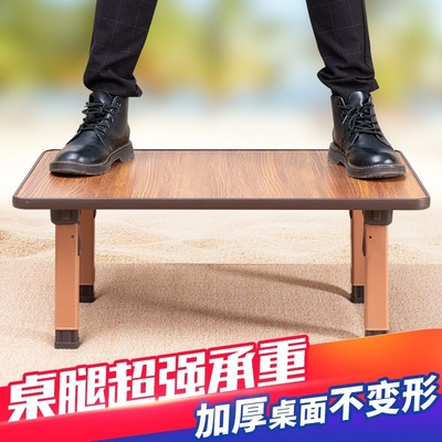 小饭桌炕桌韩式农村炕上饭桌家用折叠家用吃饭大号多功能榻榻