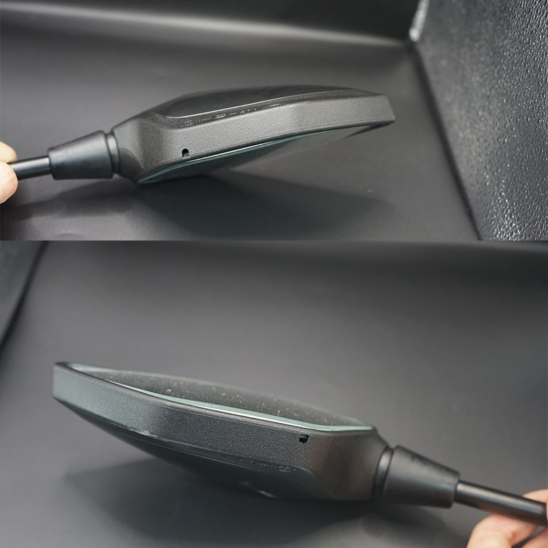 适用无极SR4MAX3后视镜SR0GT大视野凸面镜片高清广角镜片防雨