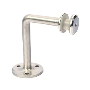 立柱玻璃夹楼梯免打孔固定支撑架墙托七字弯立柱