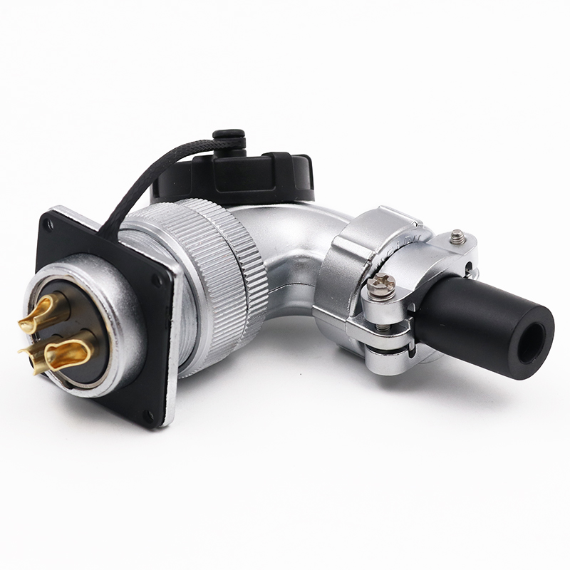 弯式威浦航空插头WS28插座2 3 芯7 10 芯1芯17芯20芯2芯2芯