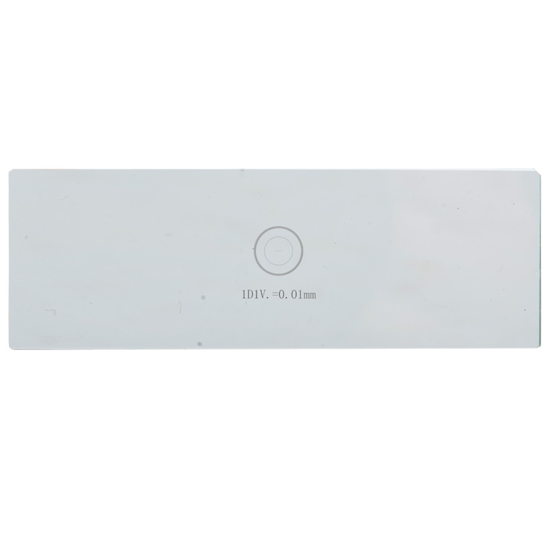 生物显微镜配件物镜平台测微尺刻度圆形分划板测量定标0.01mm