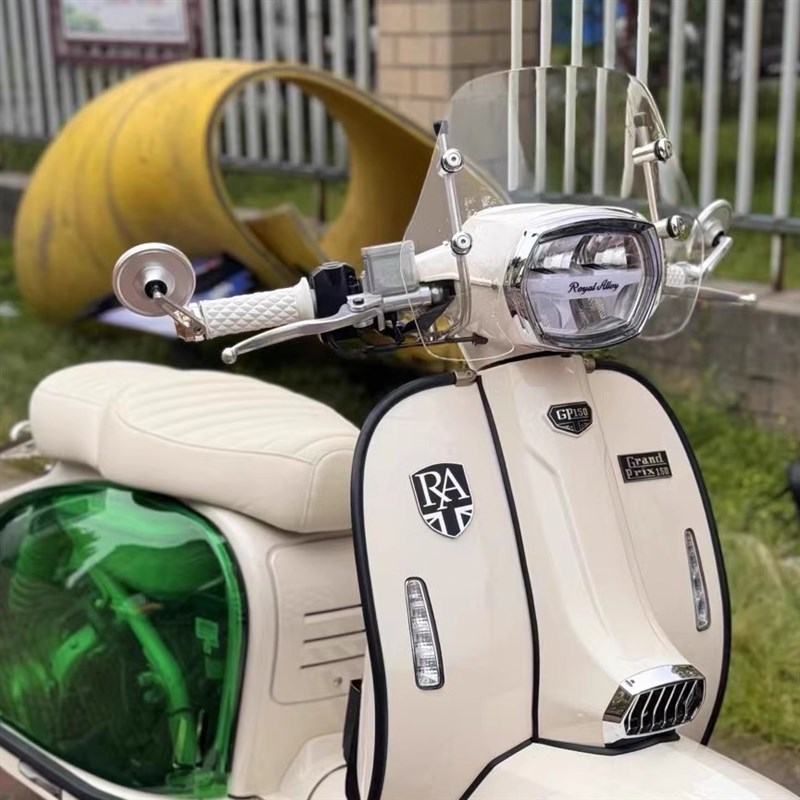 适用R GT1改装后视镜手把镜GP TG00复古反光镜车把倒后镜