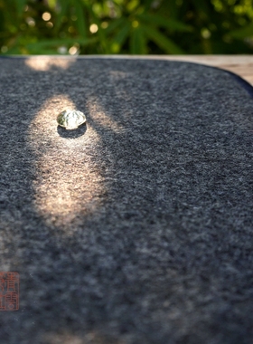 青云笔社 柔软纯羊毛画毡 灰色毛笔书画毡垫 多尺寸选 薄软密实