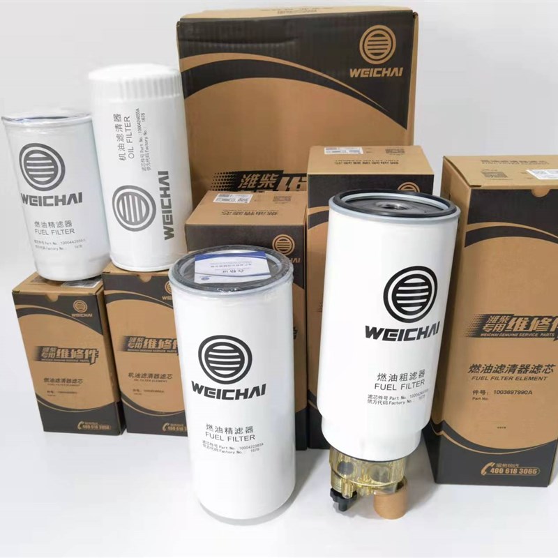 龙工50装载机850N 855N 853N铲车发动机机油柴油燃油滤芯保养