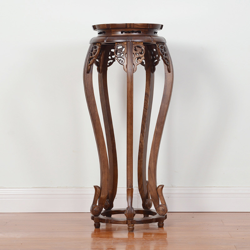 架实木雕老榆木多层客厅落地式家具木质瓶架子几整装,住宅家具,花架/花几,淘宝优惠券,粉丝福利购,淘宝优惠卷