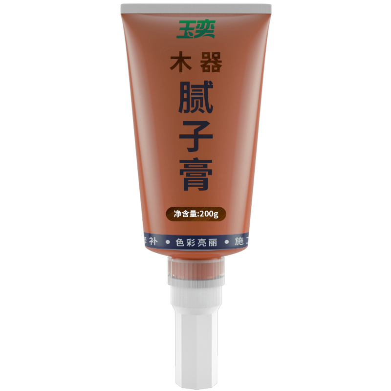 门框破损修补膏木器腻子膏木质踢脚线家具钉眼补漆腻子填充原子灰