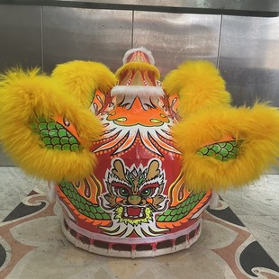 醒狮狮头 狮头南狮 广东醒狮南狮训练狮头 南狮醒狮全 龙狮道具