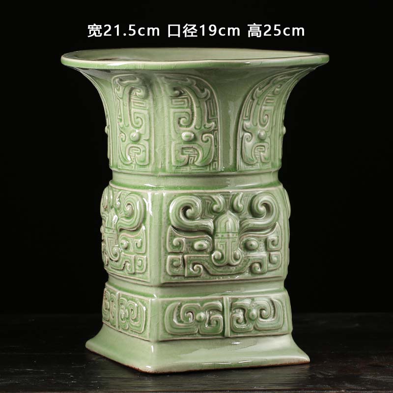 大四方花盆陶瓷兰花君子兰吊兰六月雪盆景大号家用蝴蝶兰种树老桩