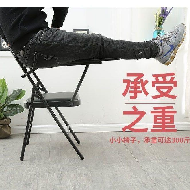 培训椅折叠带桌板大写字板简约靠背办公学生记者桌一体会议椅子