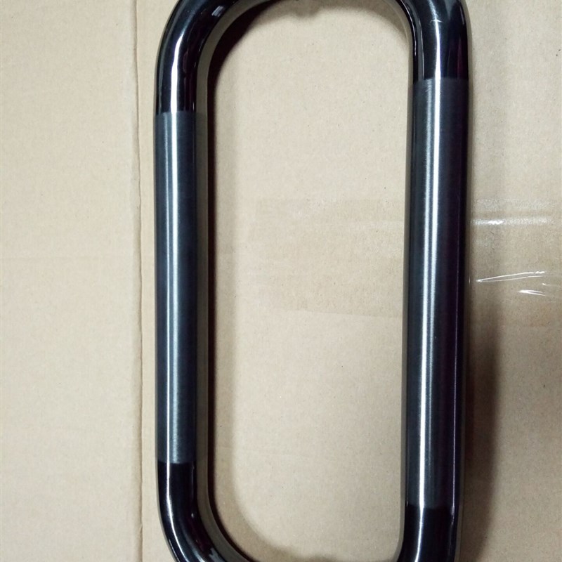 0加厚不锈钢玻璃门把手  浴室门拉手 大门对装拉手O型把手