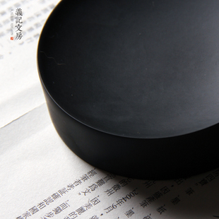 素心墨海寸寸寸档带盖天然石头安徽歙砚宣砚小砚台学生便携磨