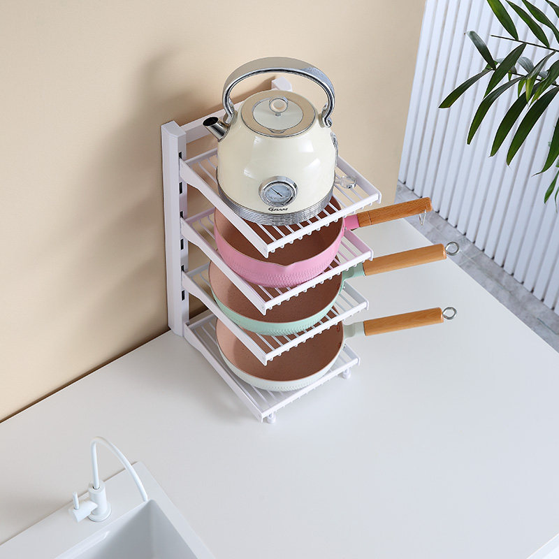 锅具收纳架厨房置物架台面锅架家用橱柜内分层置物架下水槽置物架,厨房/烹饪用具,厨房置物架/置物柜/角架,淘宝优惠券,粉丝福利购,淘宝优惠卷