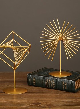 艺术抽象玄关客厅酒柜家居摆件电视柜轻奢装饰品桌面样板房工艺品