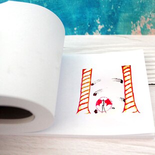 手翻书动画定制礼物创意漫画火柴人格斗翻动动画手工功夫武术成品