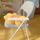 简约折叠椅子家用凳子靠背省空间会议办公电脑椅便携餐椅简易宿舍