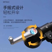 咖啡厅户外遮阳伞中柱伞休闲庭院奶茶店别墅底座露营商用天台花园