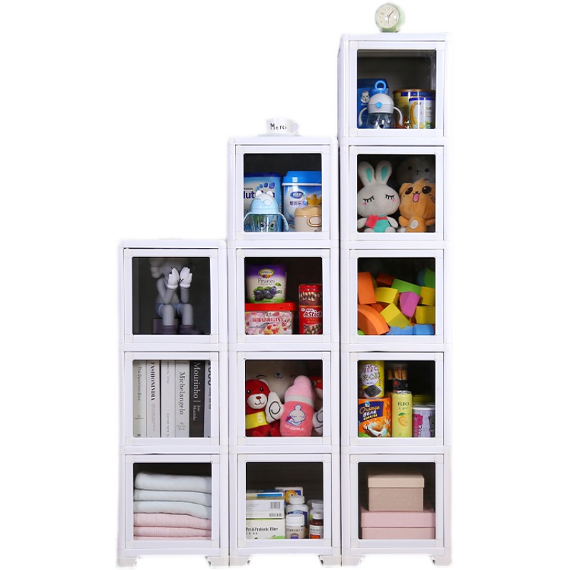 夹缝柜碗柜储物柜窄边柜厨房置物架落地带轮缝隙柜子31CM简易书柜